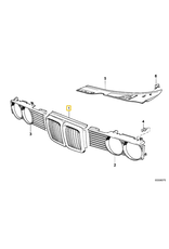 BMW Center grill for BMW E-32