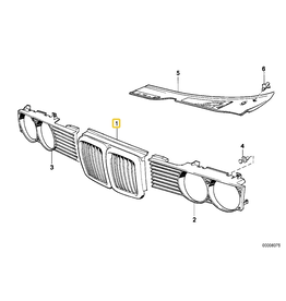 BMW Center grill for BMW E-32