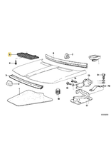BMW BMW E-21 Sedan Hood Air Duct Grille Left OEM