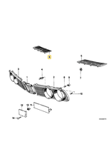 BMW Hood grill passenger for BMW E-28