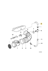 BMW Mass air flow sensor for BMW E-34 E-36
