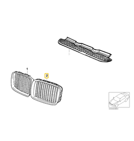 BMW Grill left for BMW E-36