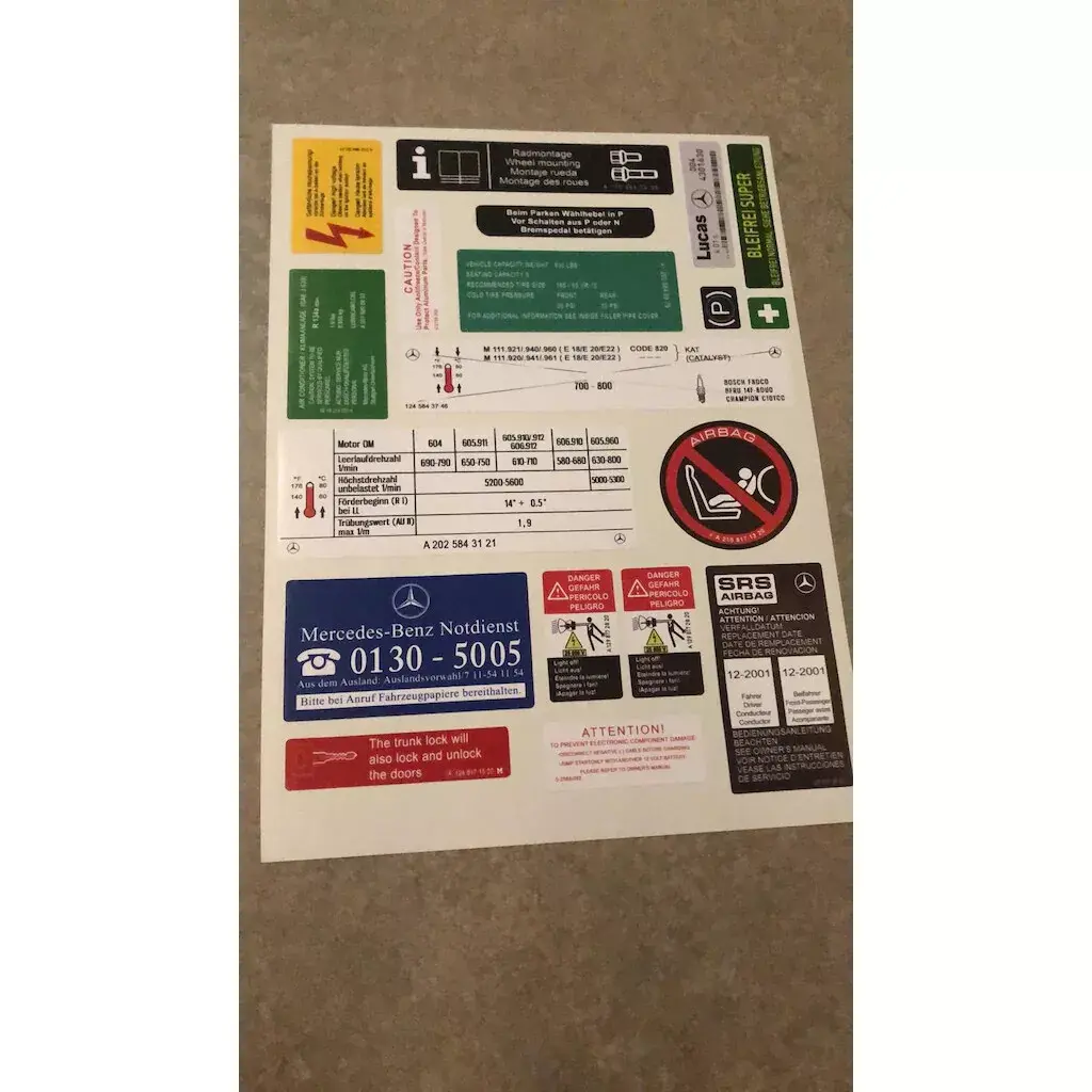 Acr Performance Sticker Decal Set Stickers - A R T Performance
