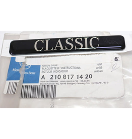Mercedes-Benz Fender decal sticker