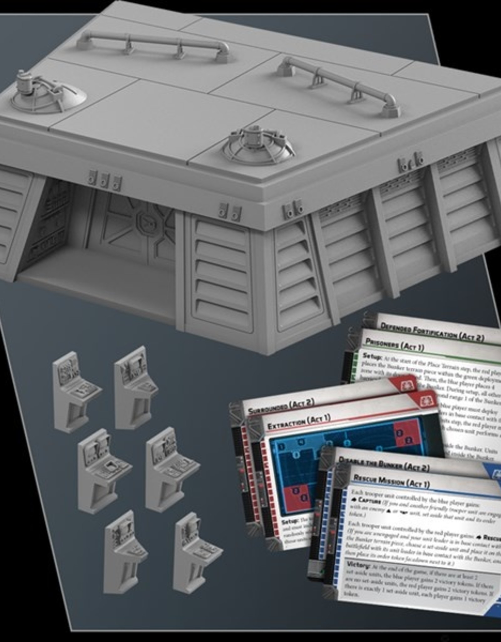 FFG Star Wars Legion: Imperial Bunker Battlefield Expansion