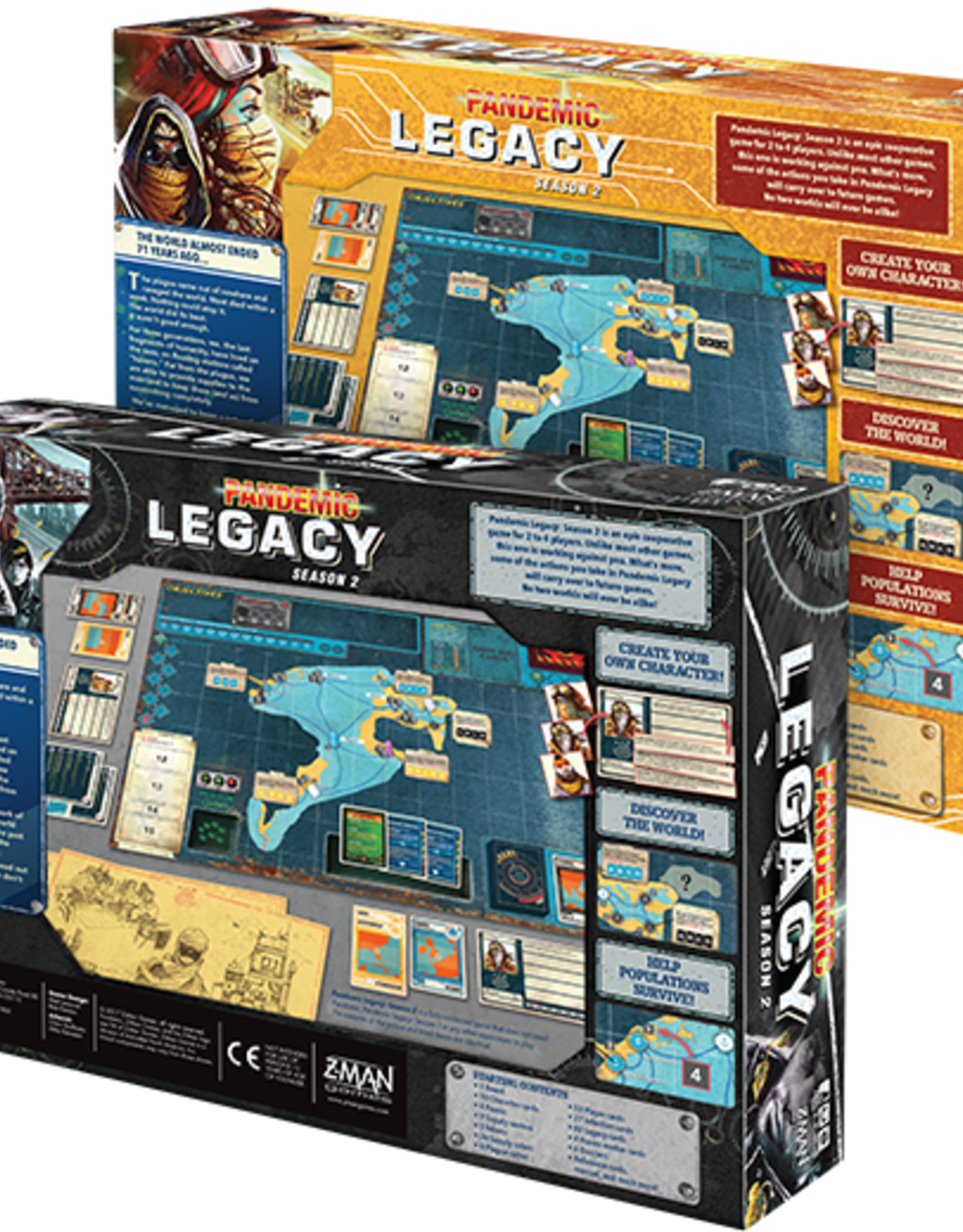 Asmodee Pandemic: Legacy Season 2 - Black