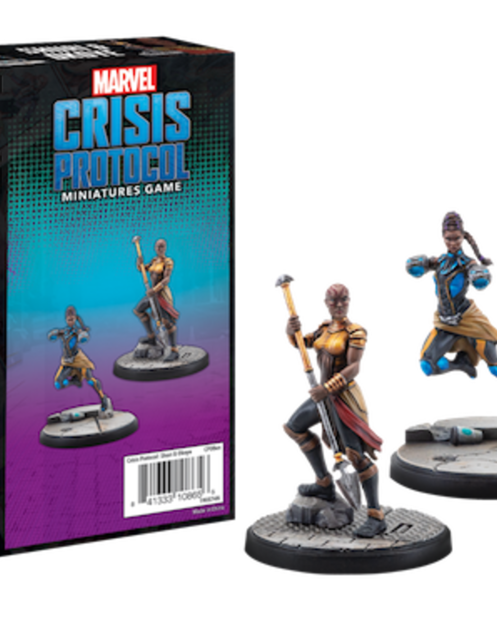 Atomic Mass Marvel Crisis Protocol Shuri & Okoye Character Pack