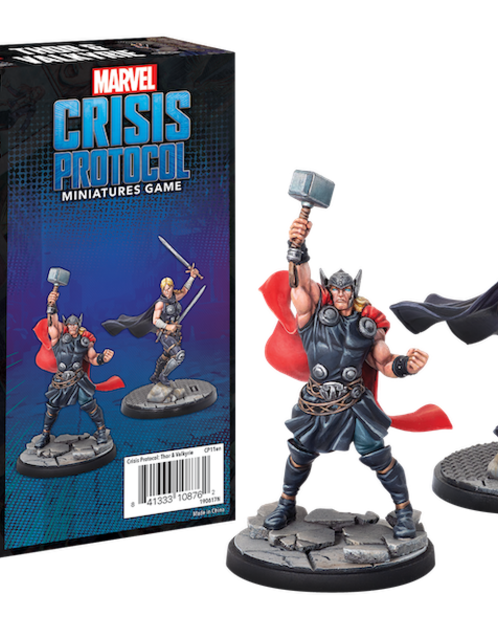 Atomic Mass Marvel Crisis Protocol Thor & Valkyrie Character Pack