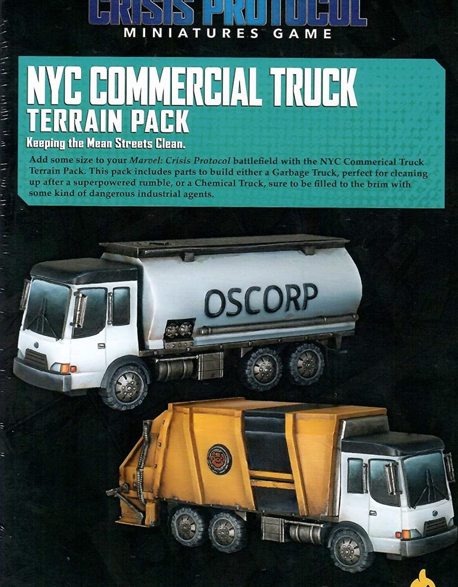 Atomic Mass Marvel Crisis Protocol NYC Commercial Truck Terrain Pack