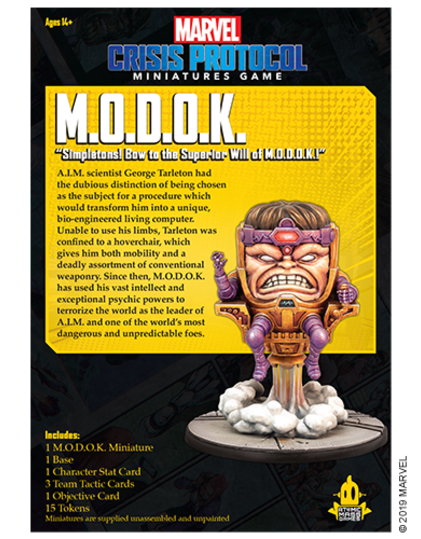 Atomic Mass Marvel Crisis Protocol MODOK Character Pack