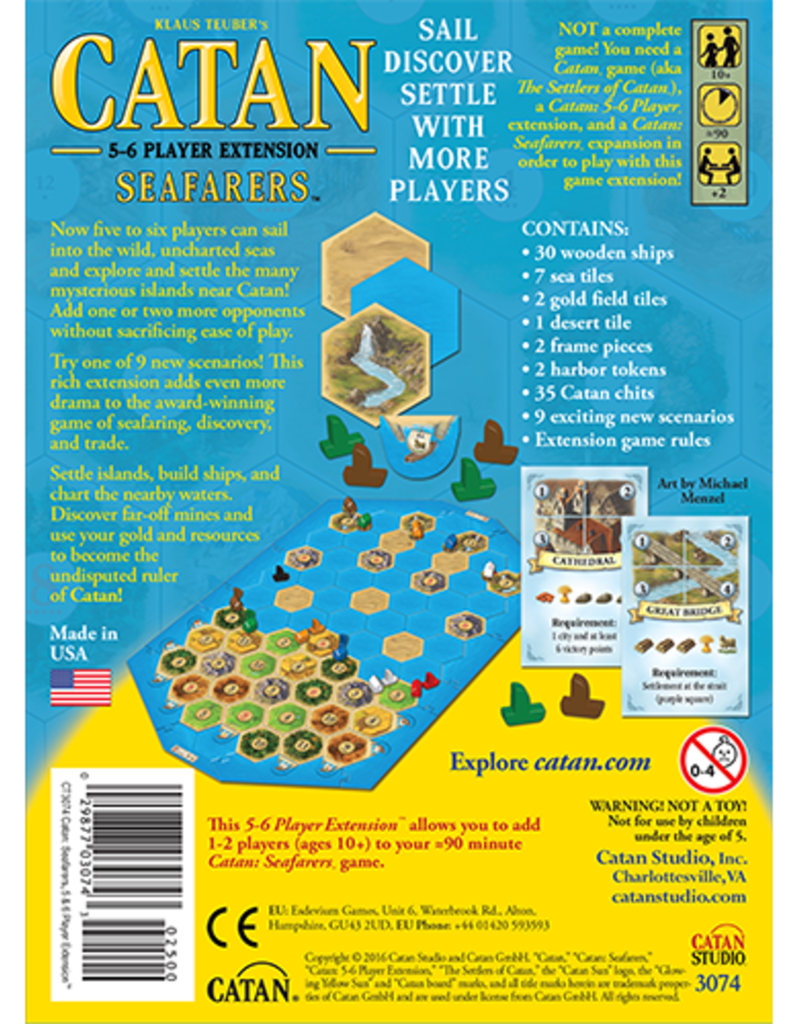 Mayfair Games Catan: Seafarers 5-6 Player Extension