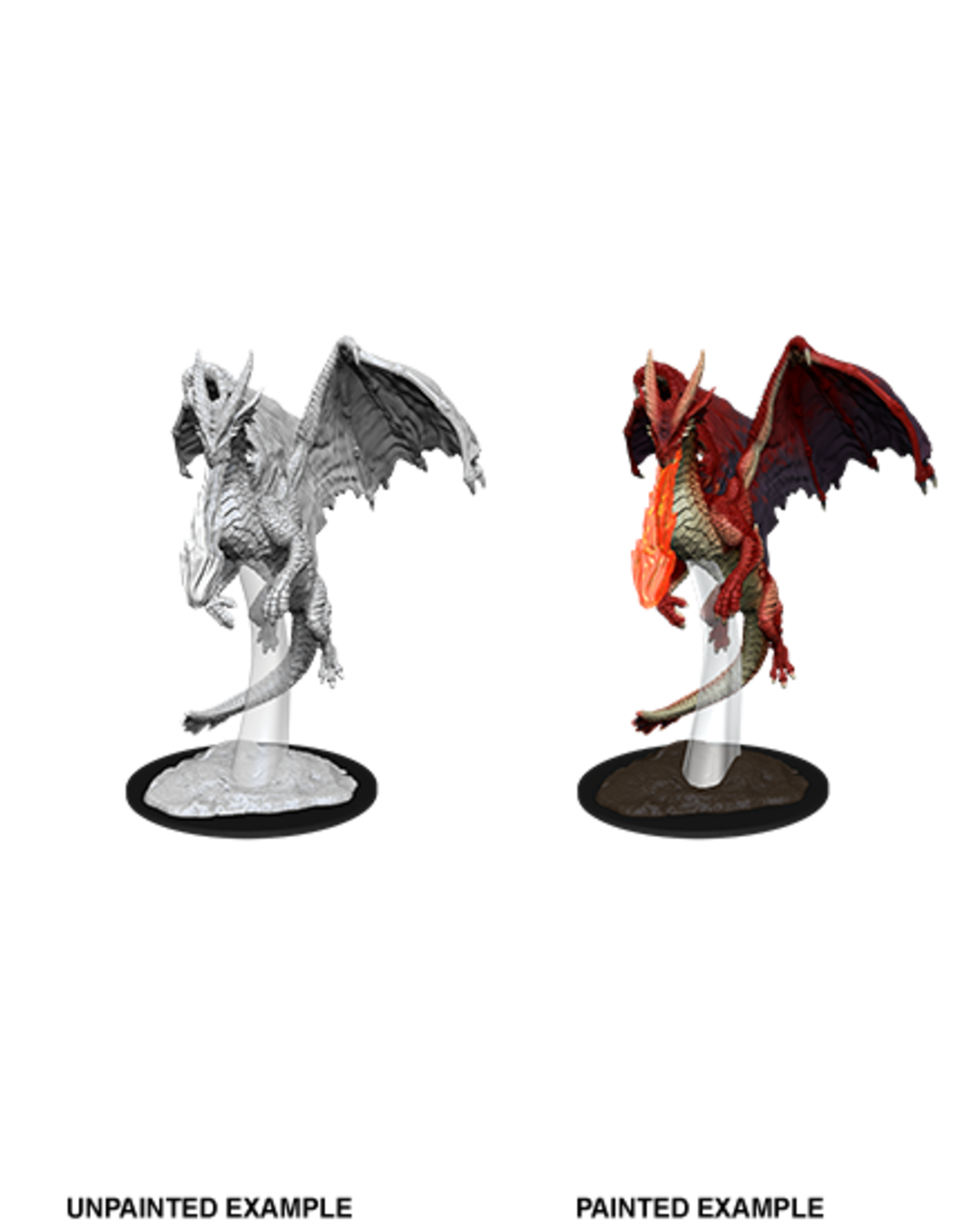 Wizkids D&D Primed Mini: Young Red Dragon