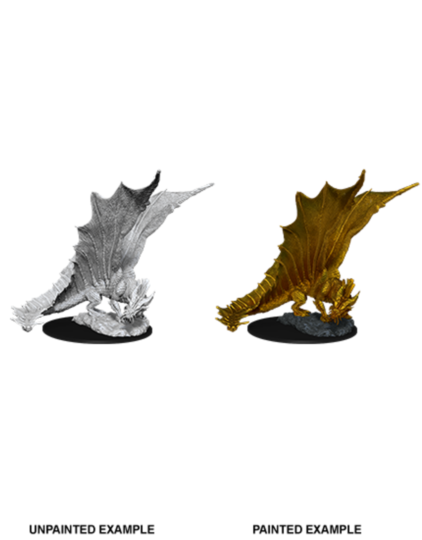 Wizkids D&D Primed Mini: Young Gold Dragon