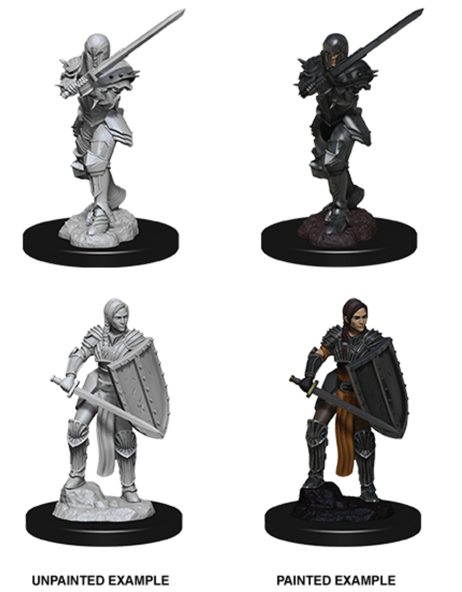 D&D Frameworks: Human Fighter Male - Unpainted and Unassembled – WizKids