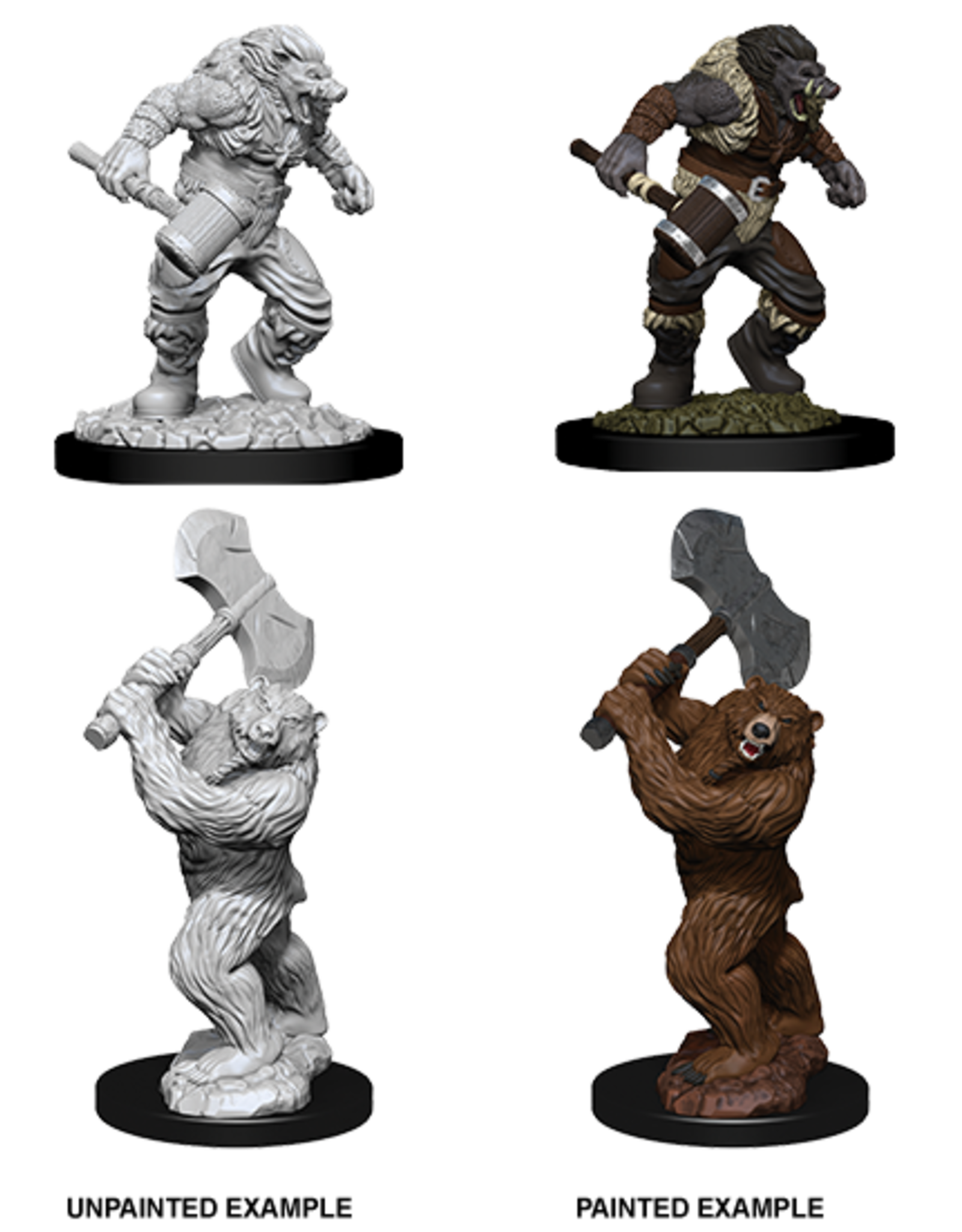 Wizkids D&D Mini: NM Primed: Wereboar & Werebear