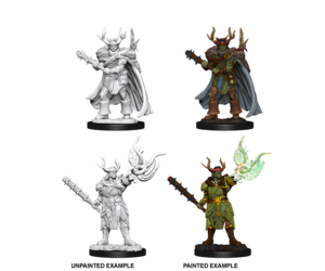 Pathfinder Battles Figure: Half-Orc Druid Male – 6-teilig, Premium Bemalt, Für Tabletop-Spiele