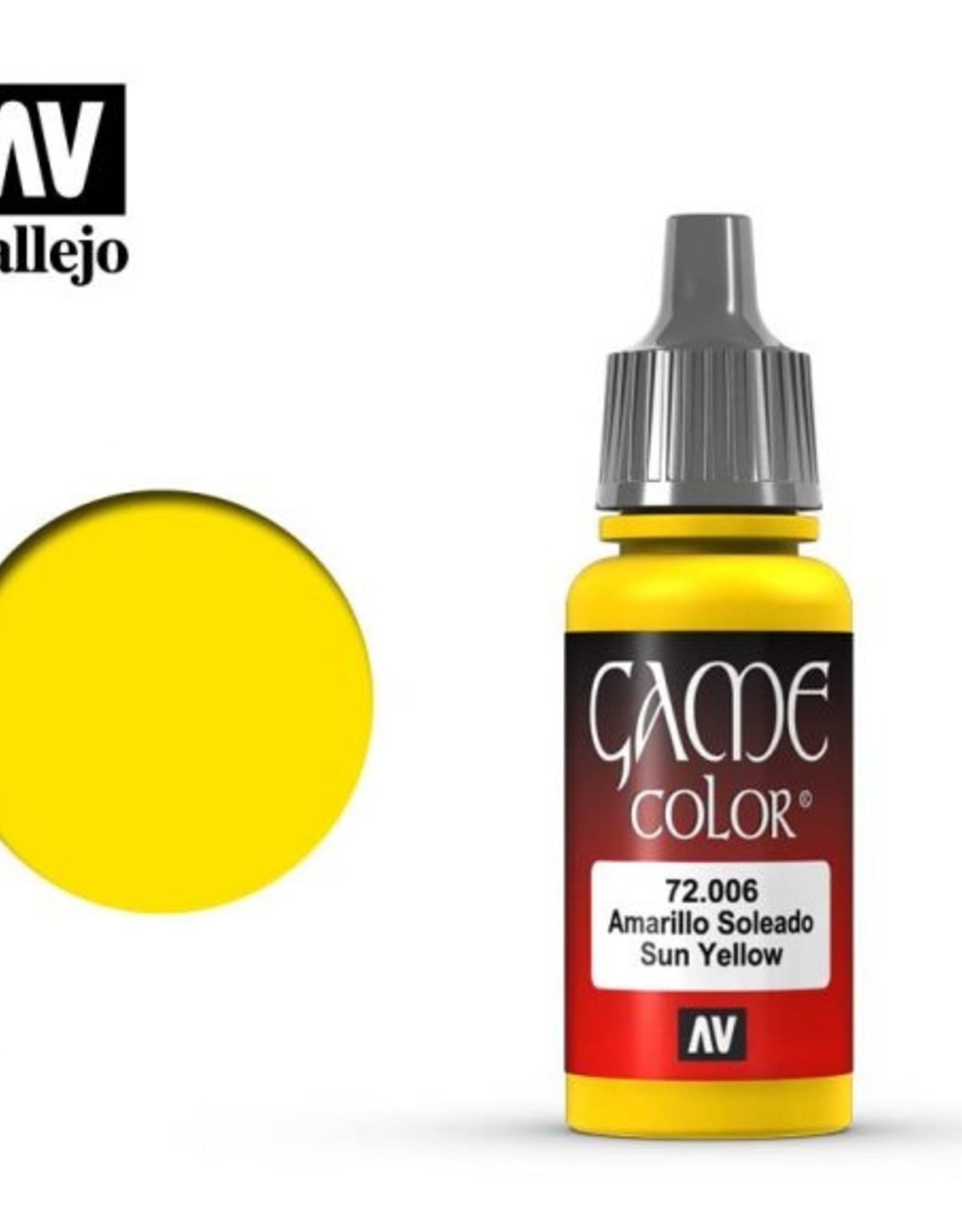 Vallejo Vallejo Game Color 72.006 Sun Yellow