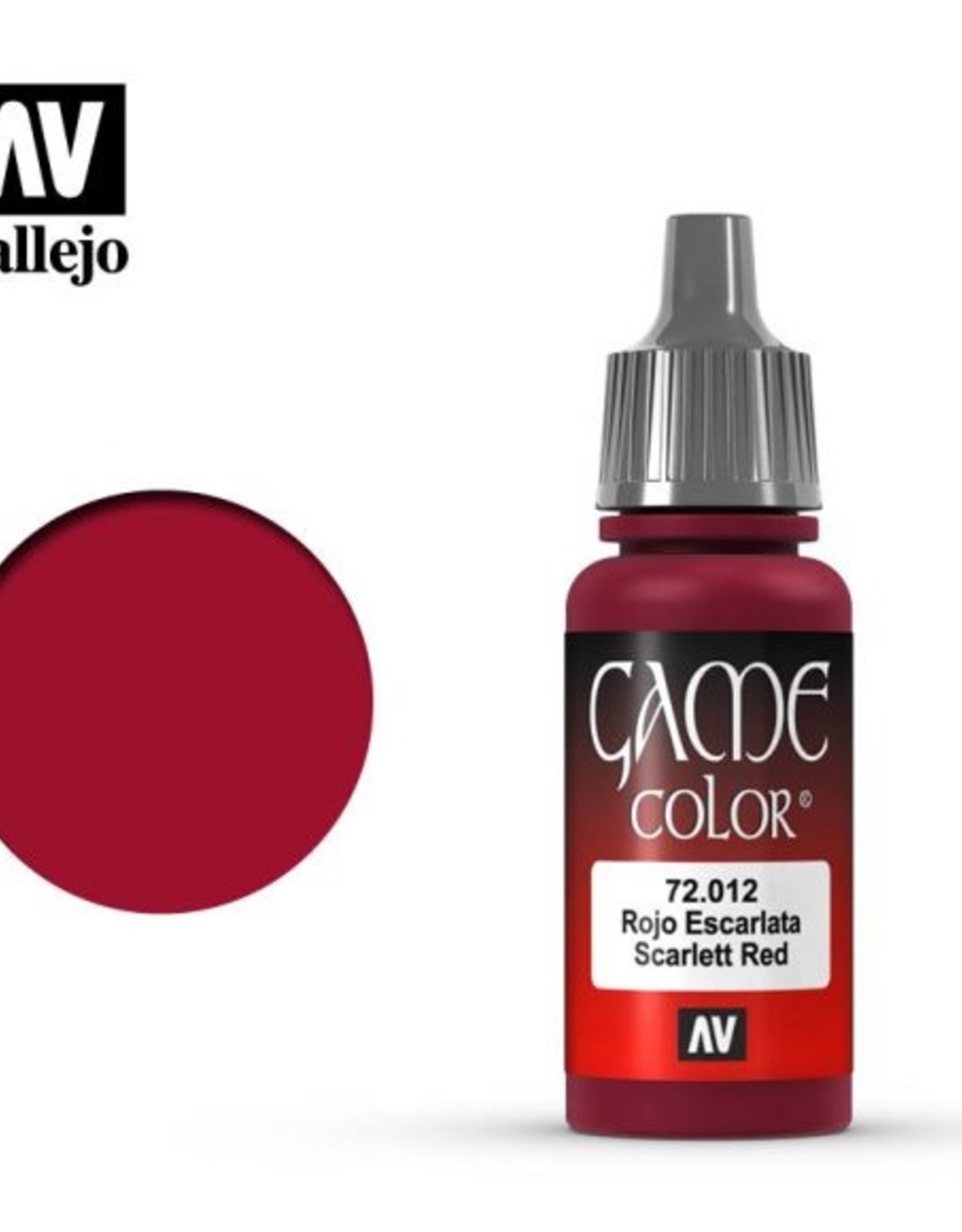 Vallejo Vallejo Game Color 72.012 Scarlet Red