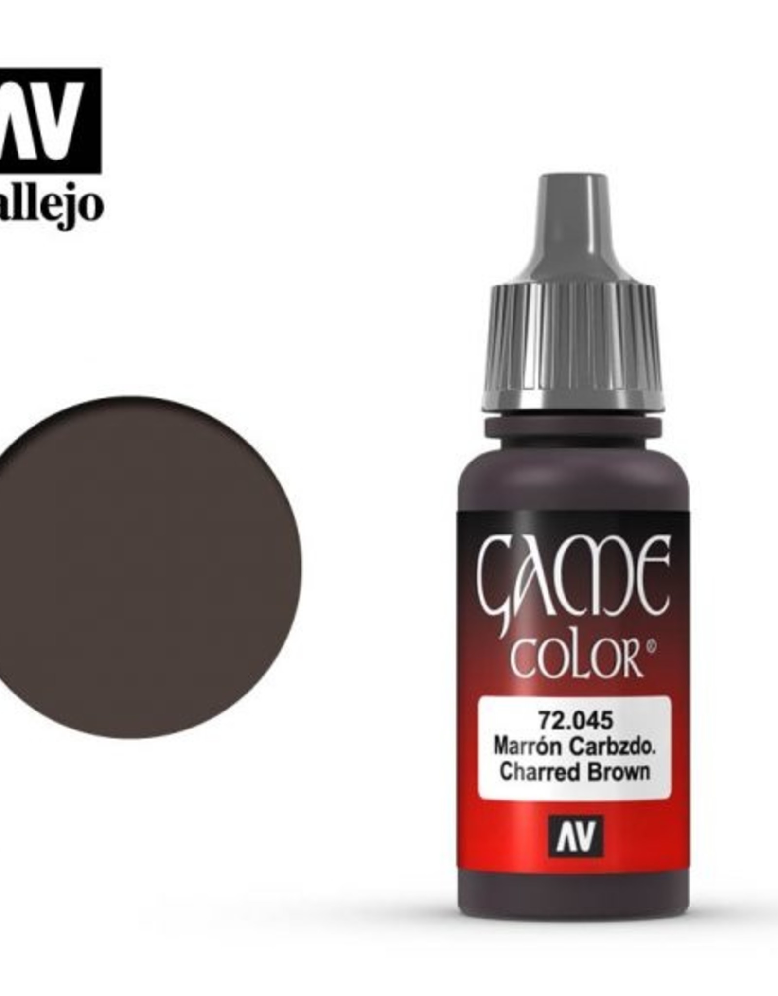 Vallejo Vallejo Game Color 72.045 Charred Brown