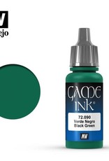 Vallejo 72.090 Black Green Ink