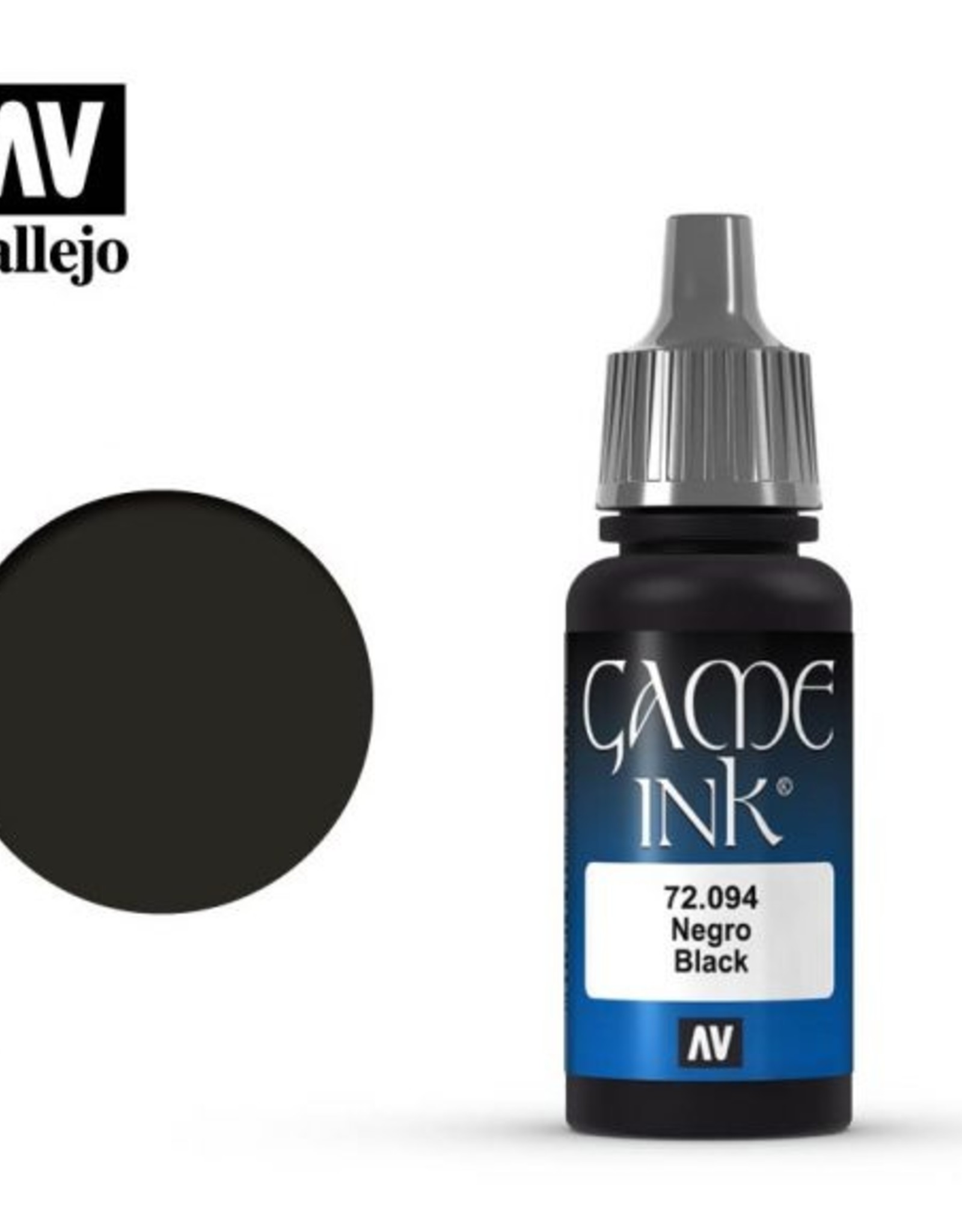 Vallejo Vallejo Game Color - Ink 72.094 Black Ink