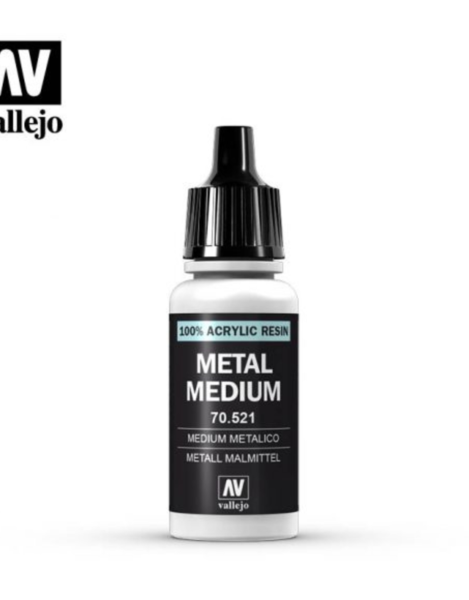 Vallejo Vallejo Auxiliary Products:  70.521 Metallic Medium