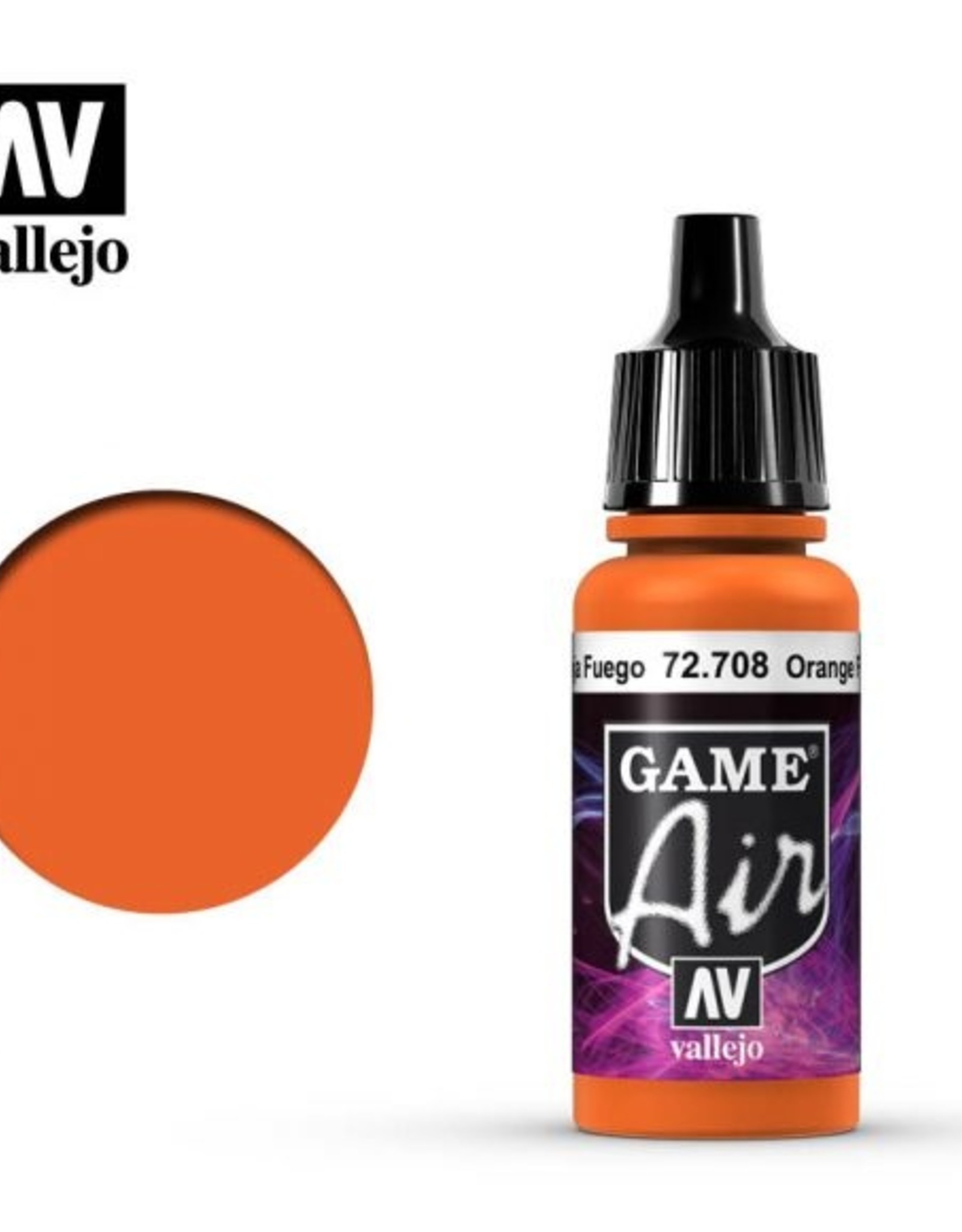 Vallejo Game Air:  72.708 Orange Fire
