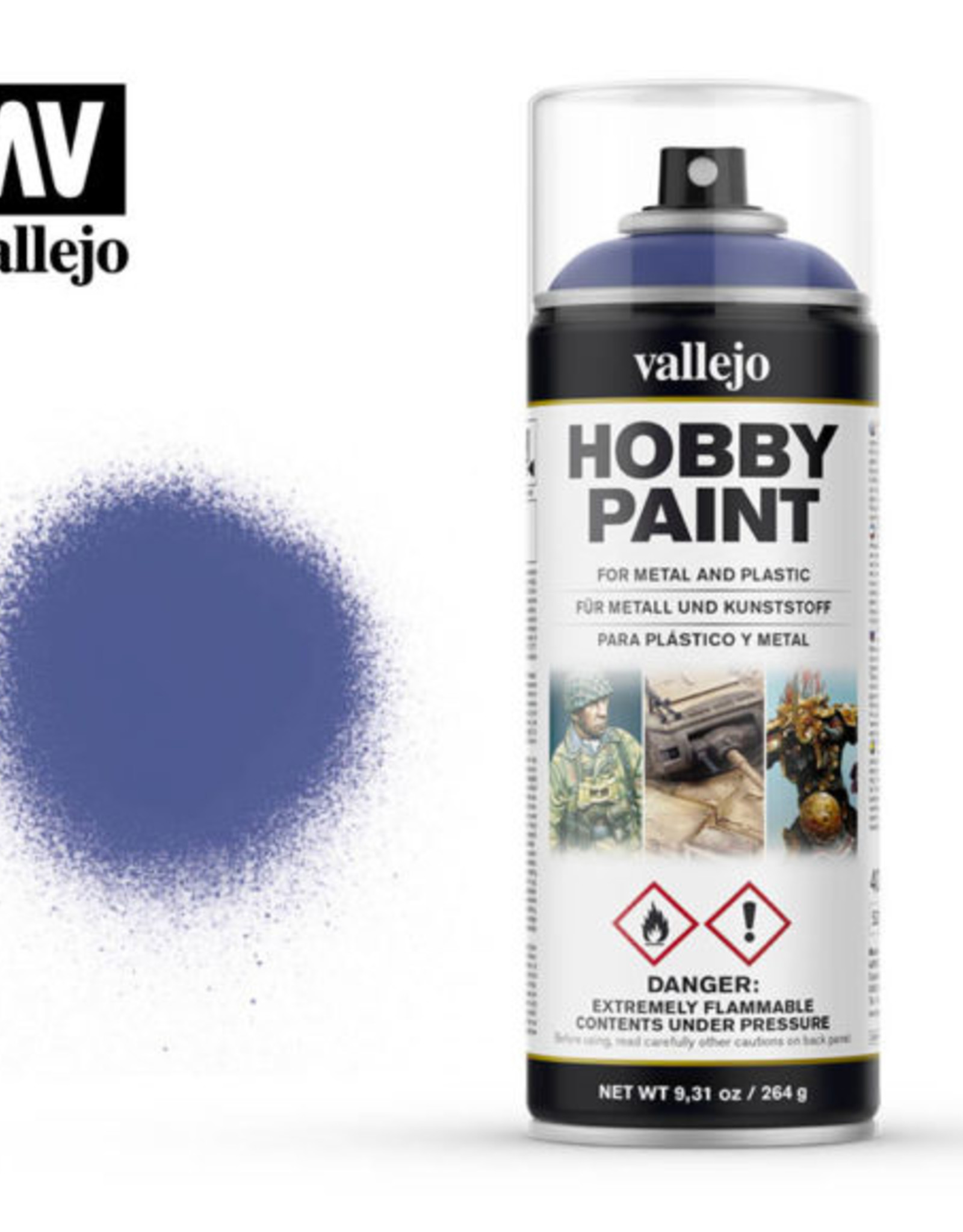 Vallejo 28.017 Vallejo Spray Primer -  28.017 Ultramarine Blue (400ml)