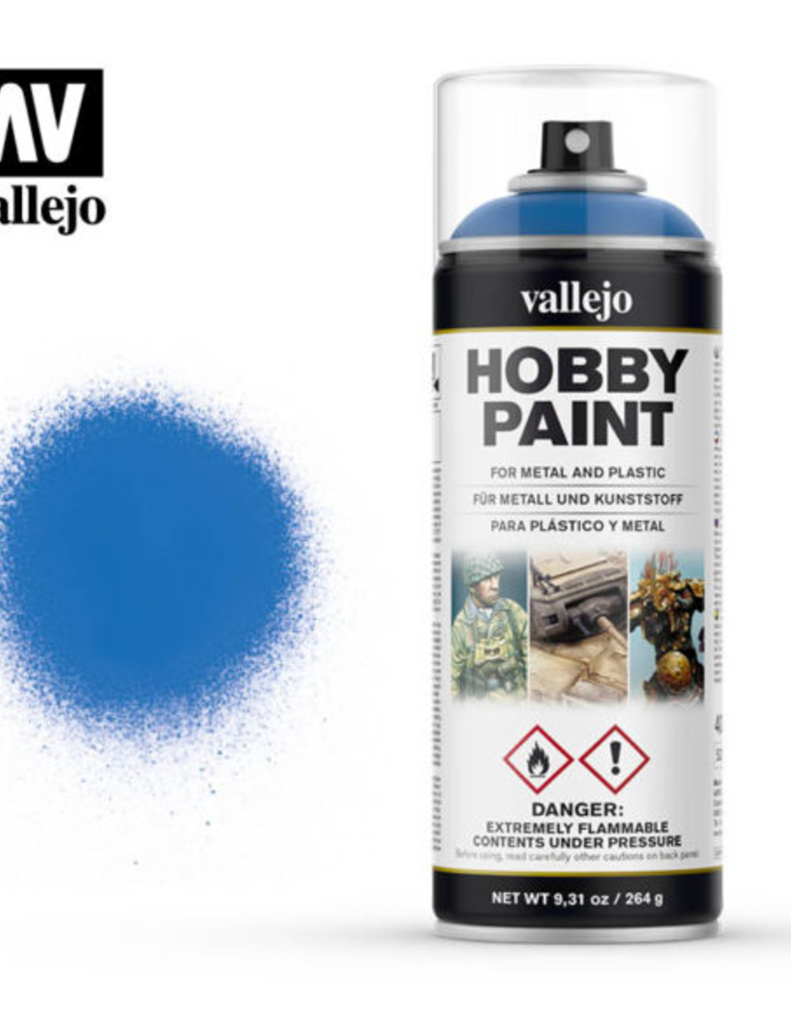 Vallejo 28.030 Vallejo Spray Primer -  28.030 Magic Blue (400ml)
