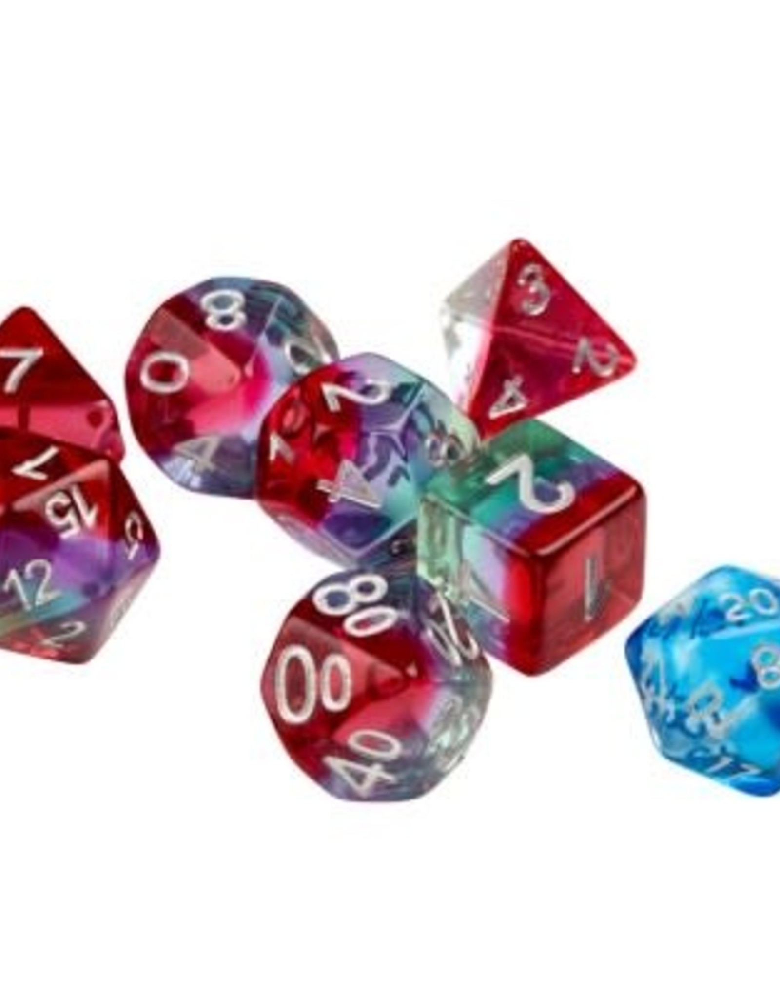 Sirius Dice Watermelon 7-die set