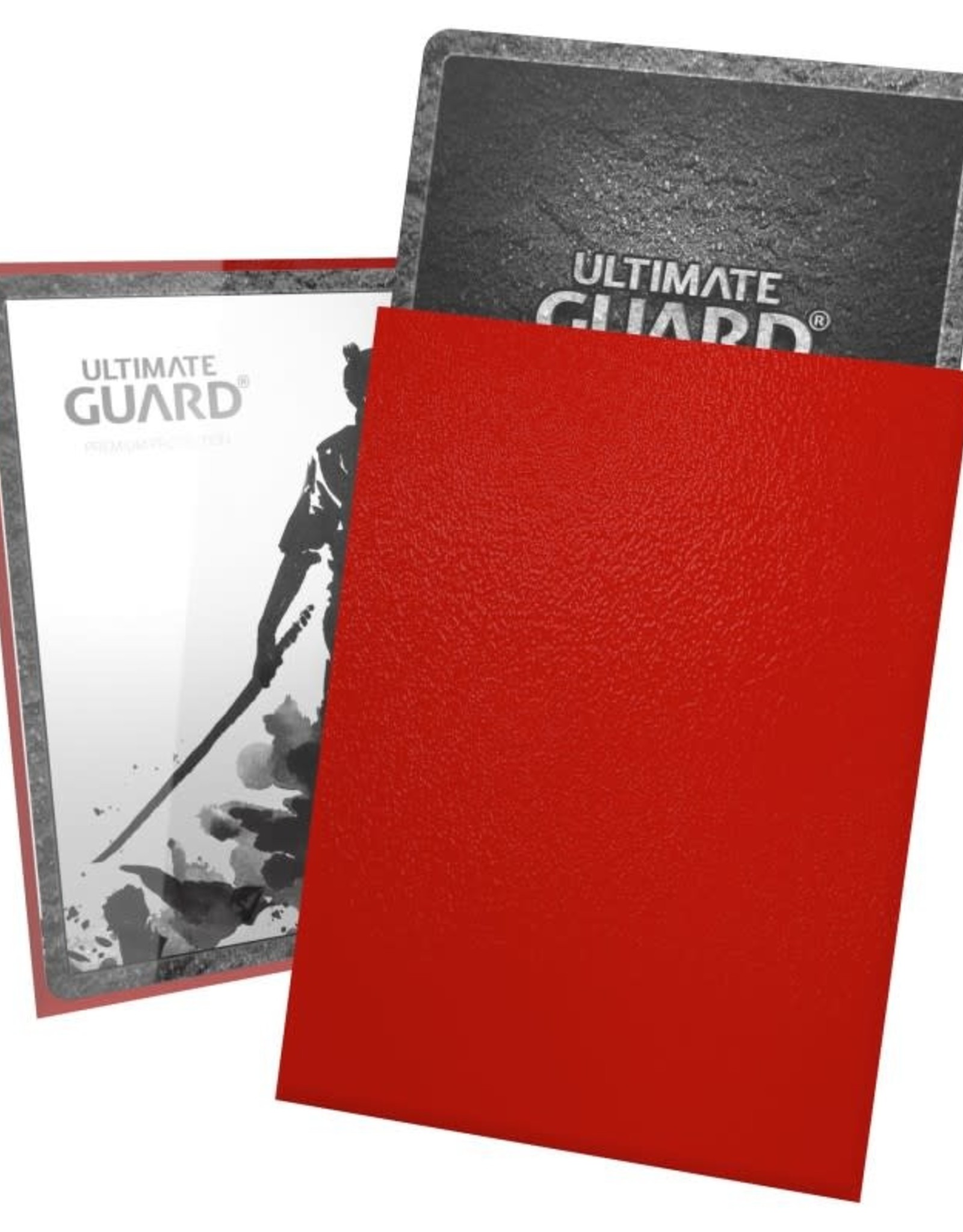Ultimate Guard Katana Sleeves: 100 Count: Red