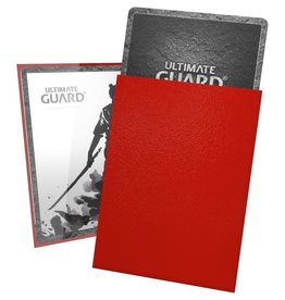 Ultimate Guard Katana Sleeves: 100 Count: Red