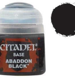 Games Workshop Citadel Paint: Base - Abaddon Black