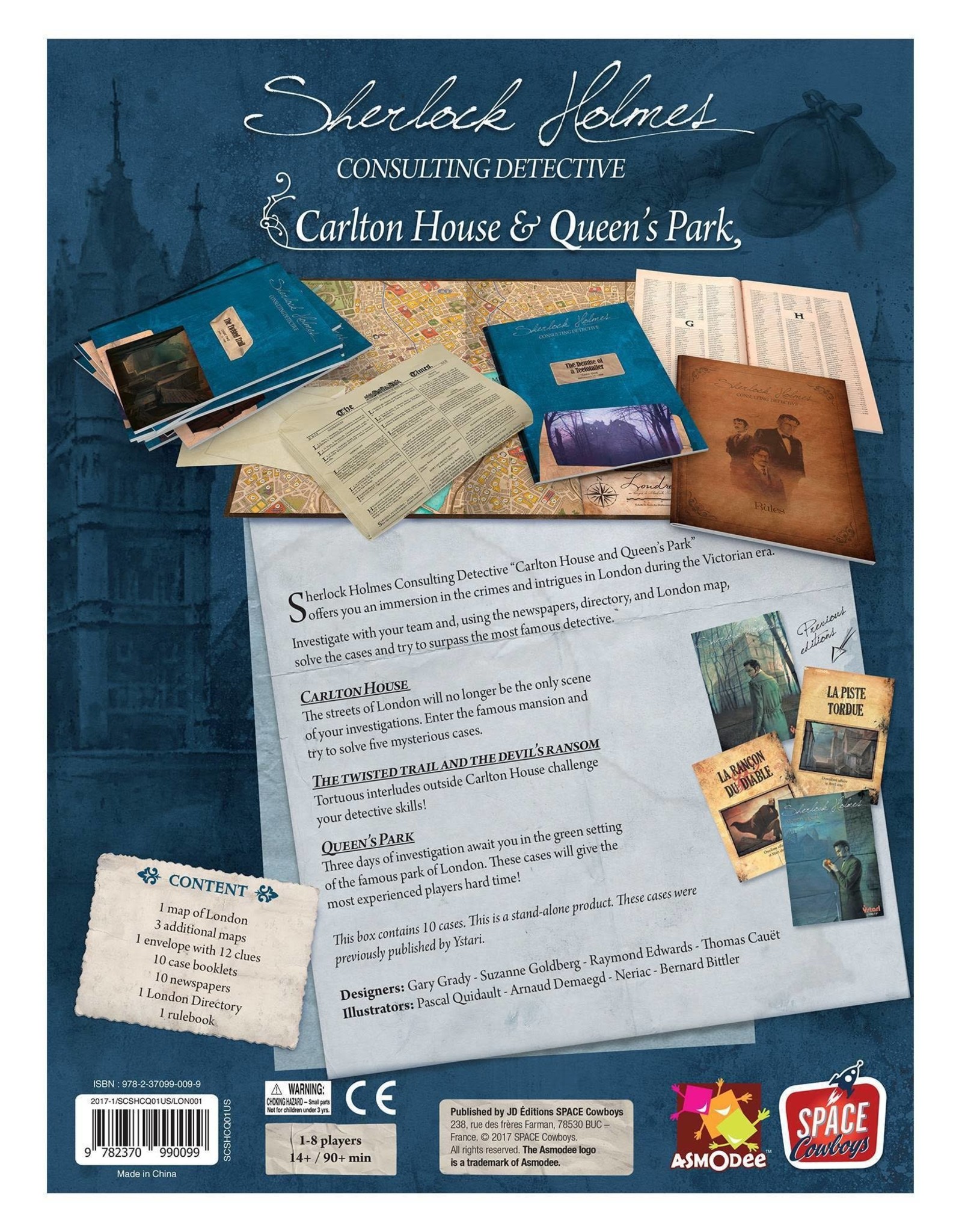 Space Cowboys Sherlock Holmes: Consulting Detective: Carlton House and Queens Park