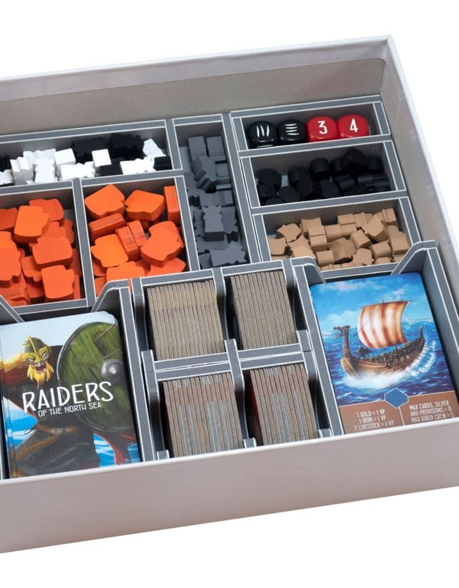 Folded Space Box Insert: Raiders of the North Sea/Exp