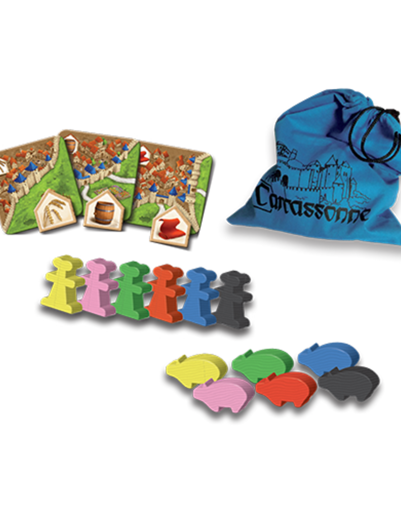 Z-Man Games Carcassonne Expansion 2: Traders and Builders