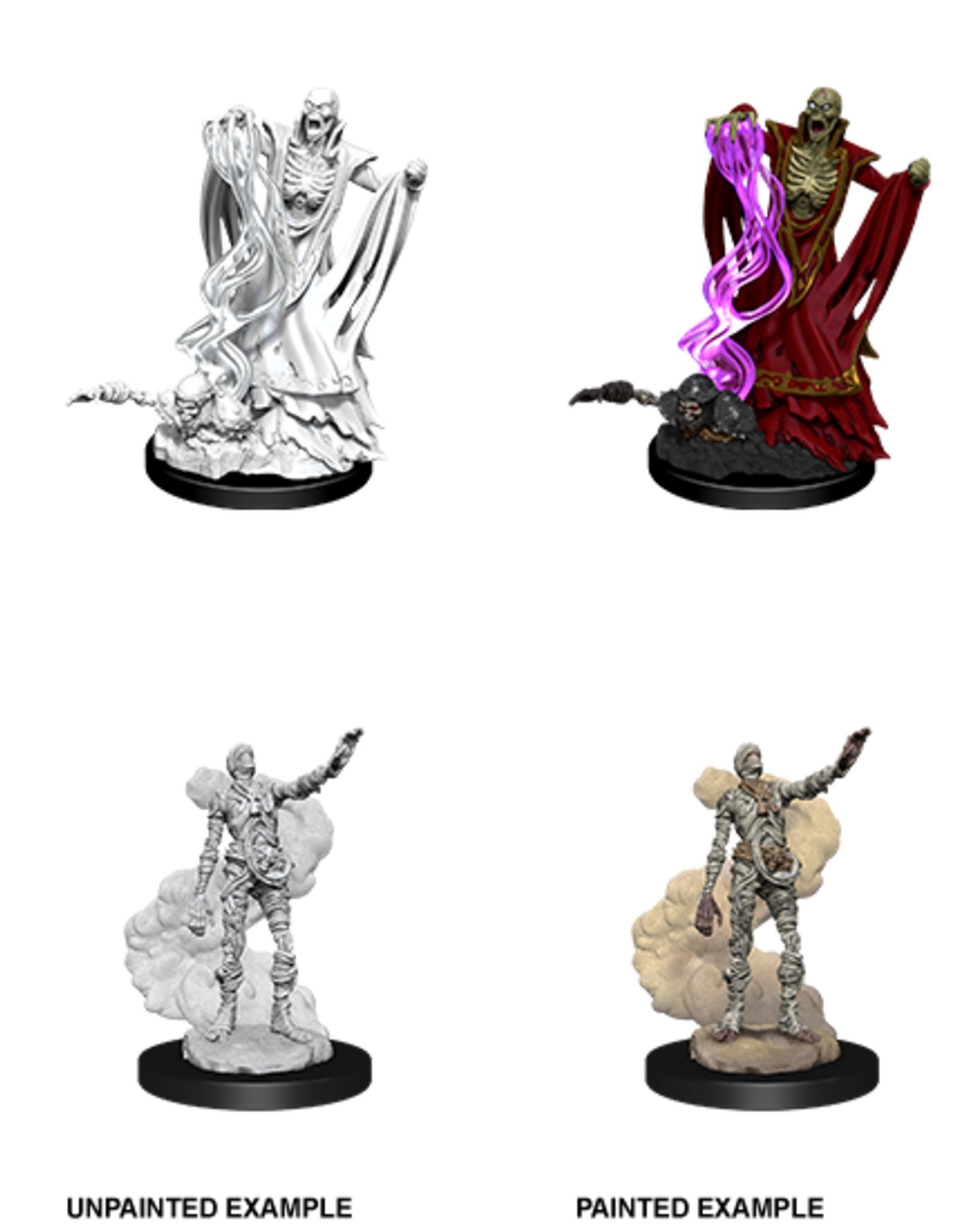 Wizkids D&D NM Primed Mini: Lich and Mummy Lord