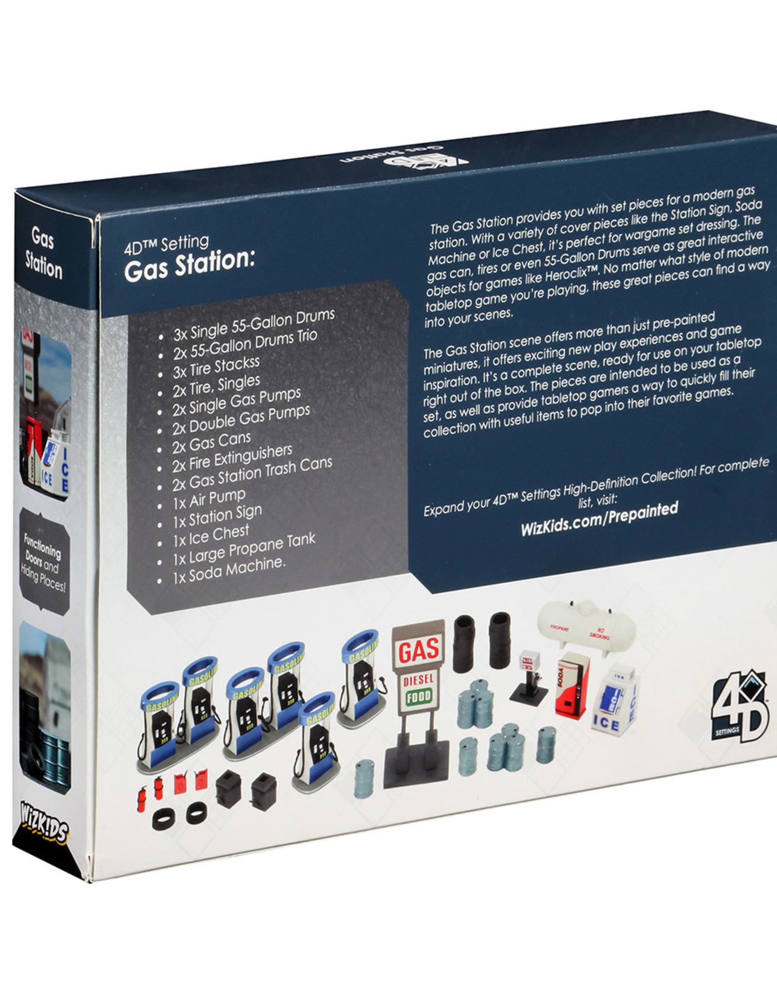 Wizkids WizKids 4D Settings: Gas Station Premium Set