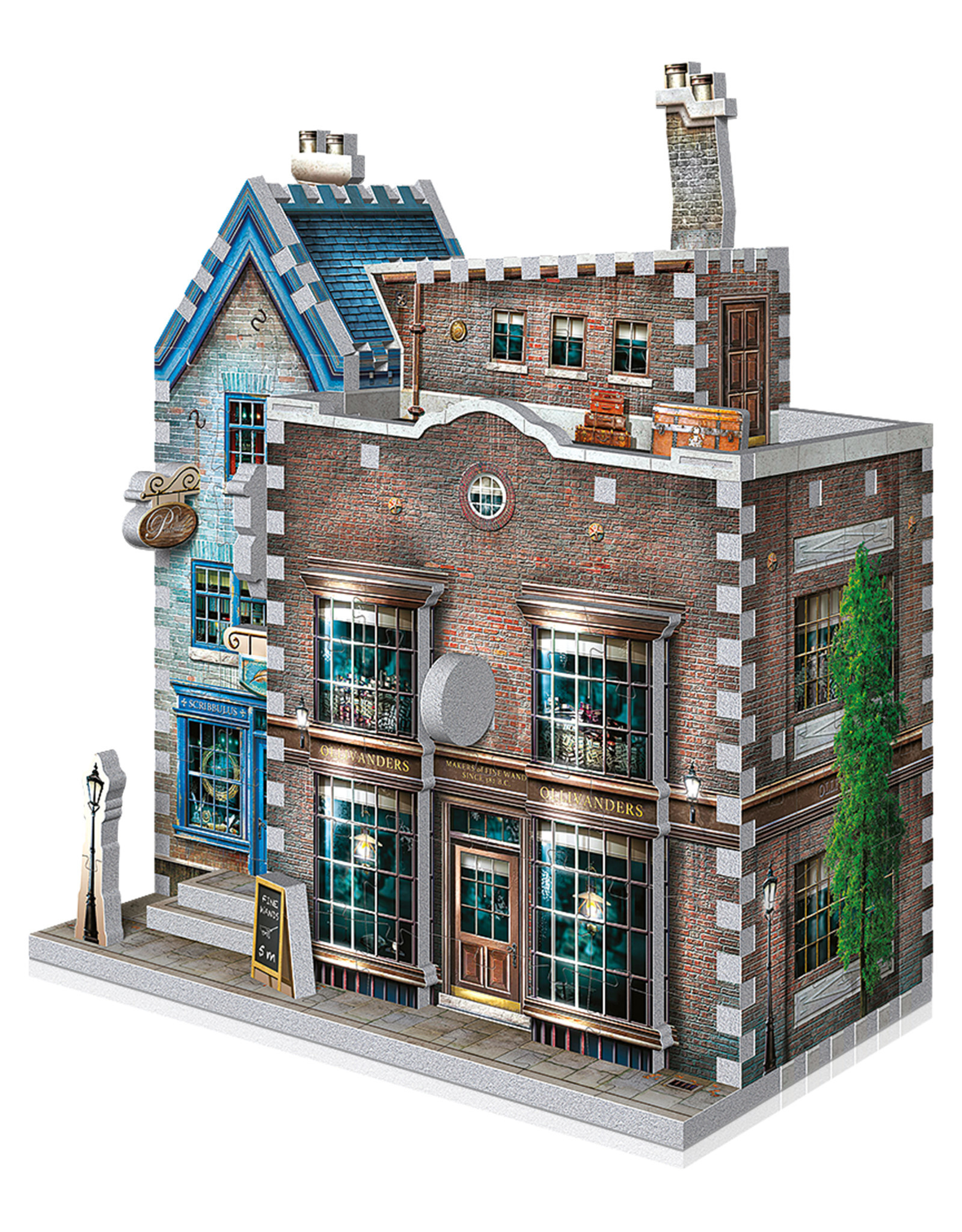 Wrebbit Puzzles Harry Potter - OLLIVANDER'S WAND SHOP & SCRIBBULUS