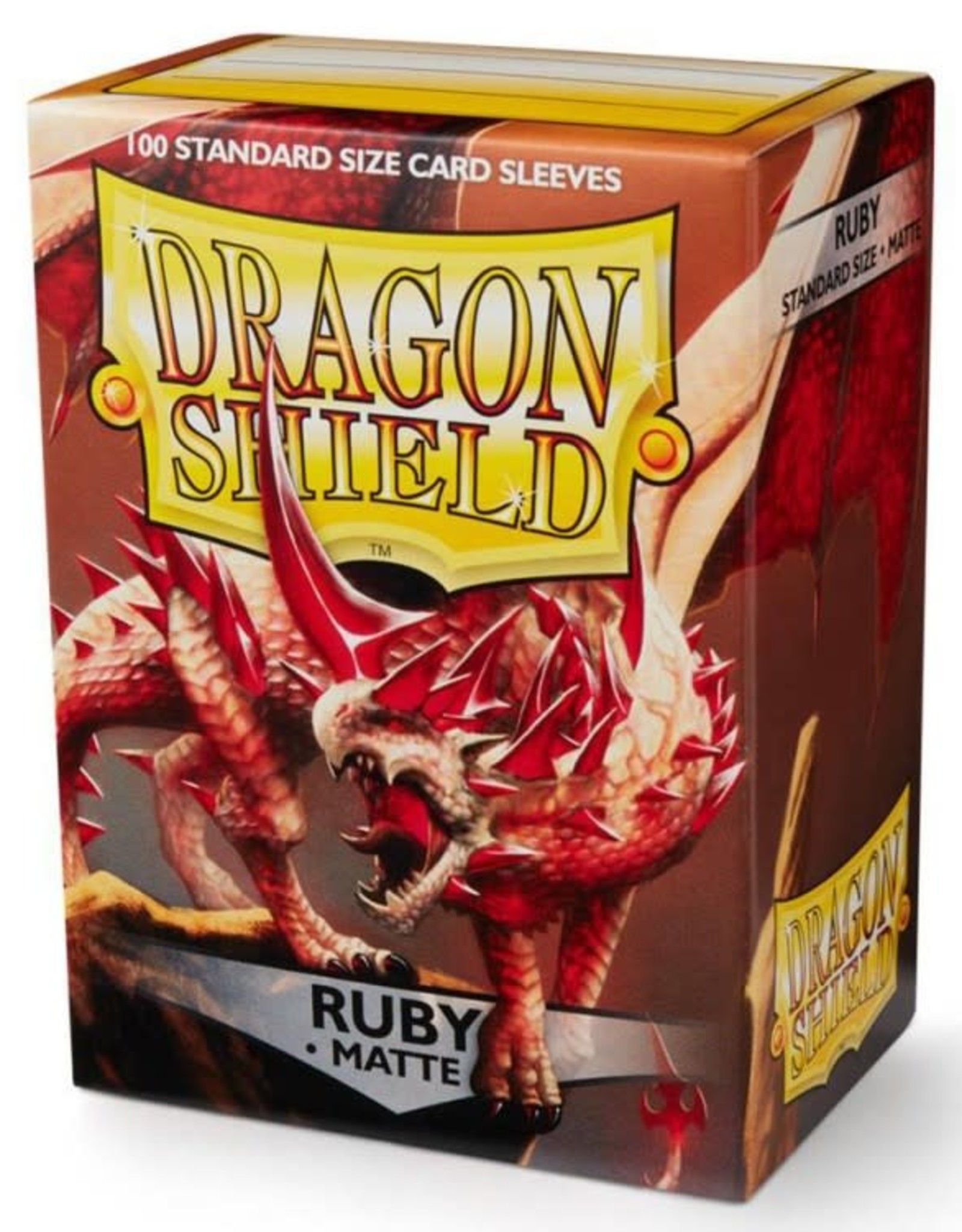 Dragon Shields (100) Matte - Ruby