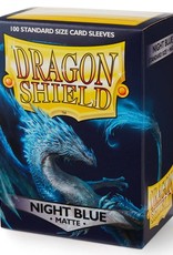 Dragon Shields (100) Matte - Night Blue