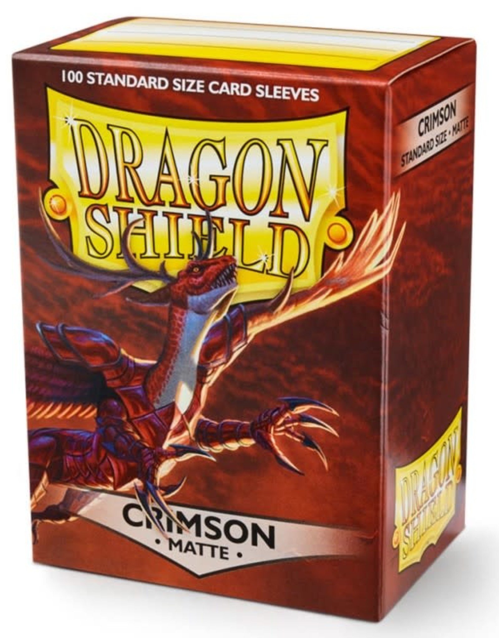 Dragon Shields (100) Matte - Crimson