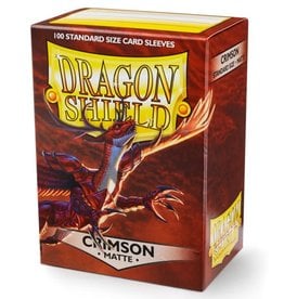 Dragon Shields (100) Matte - Crimson