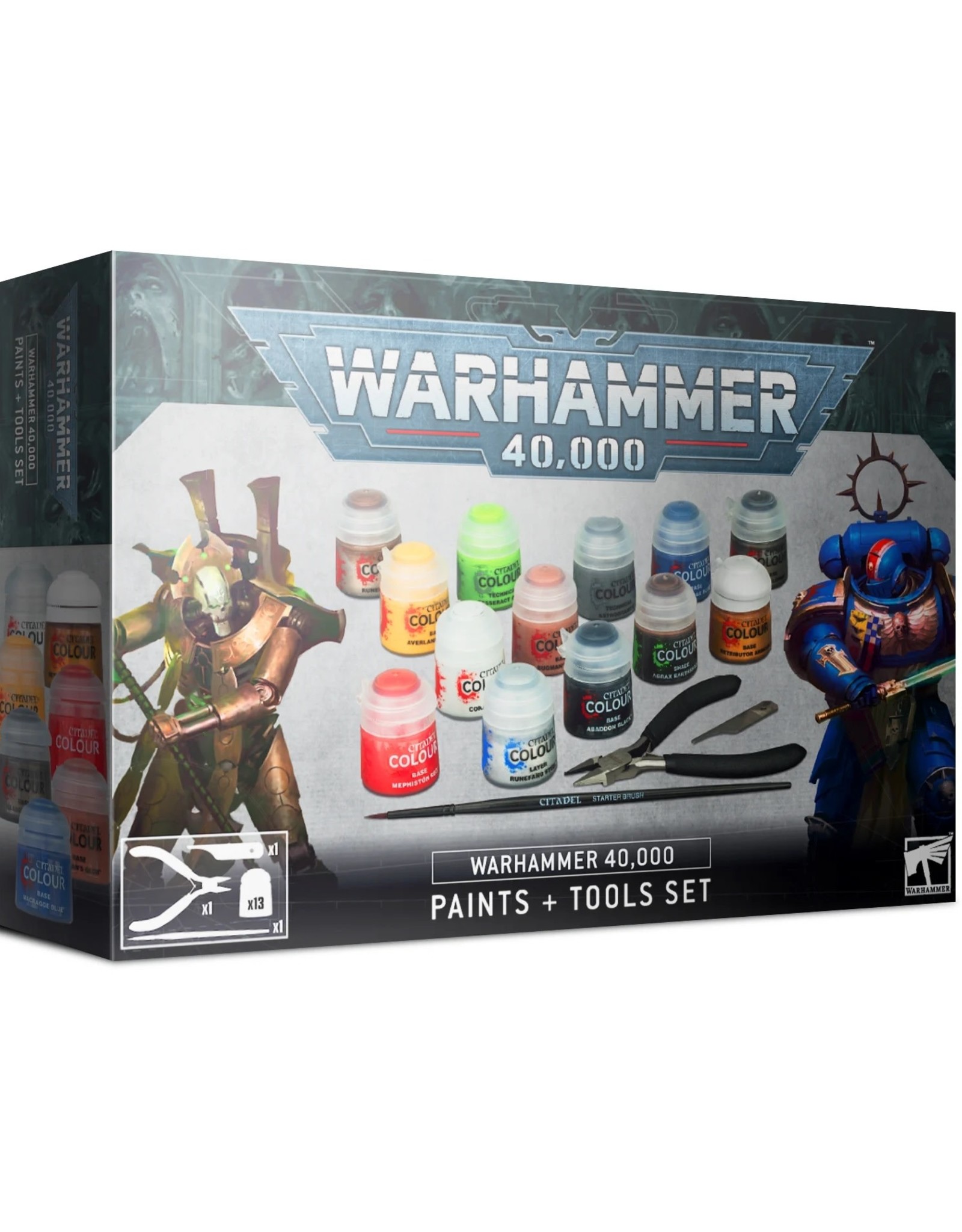 Games Workshop Warhammer 40K: Paints + Tools Set (old set)