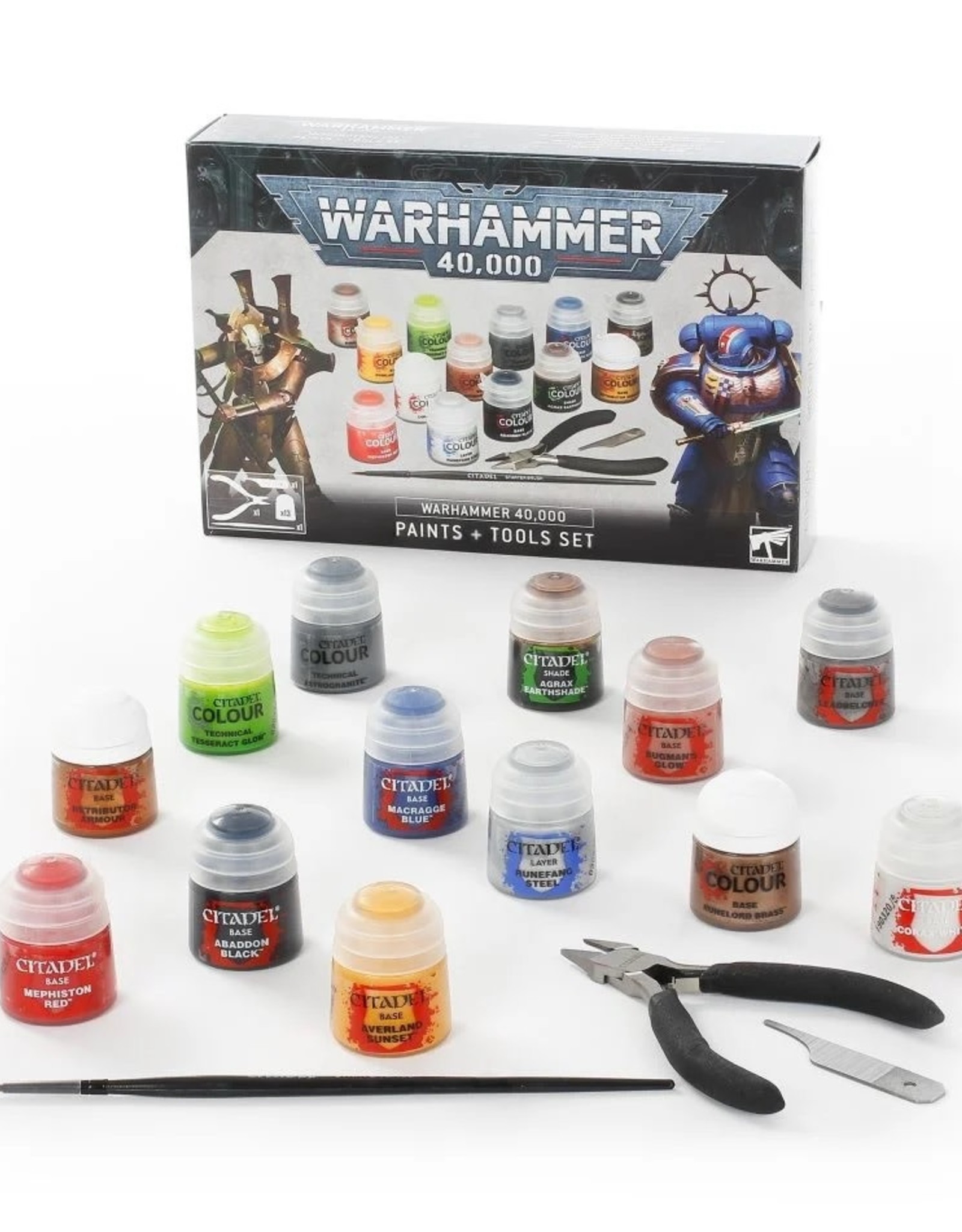 Games Workshop Warhammer 40K: Paints + Tools Set (old set)