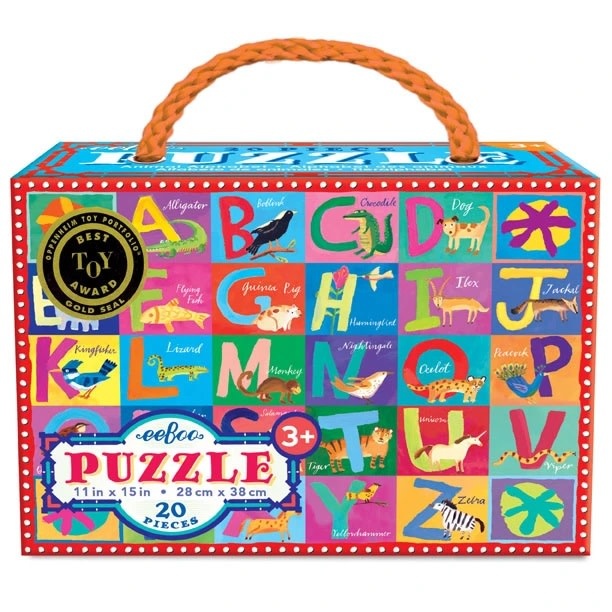 Animal Alphabet 20pc Puzzle - Titan Games Online