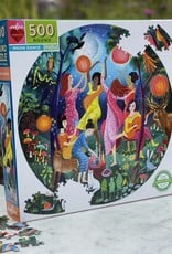 Eeboo Moon Dance 500 Pc Round Puzzle