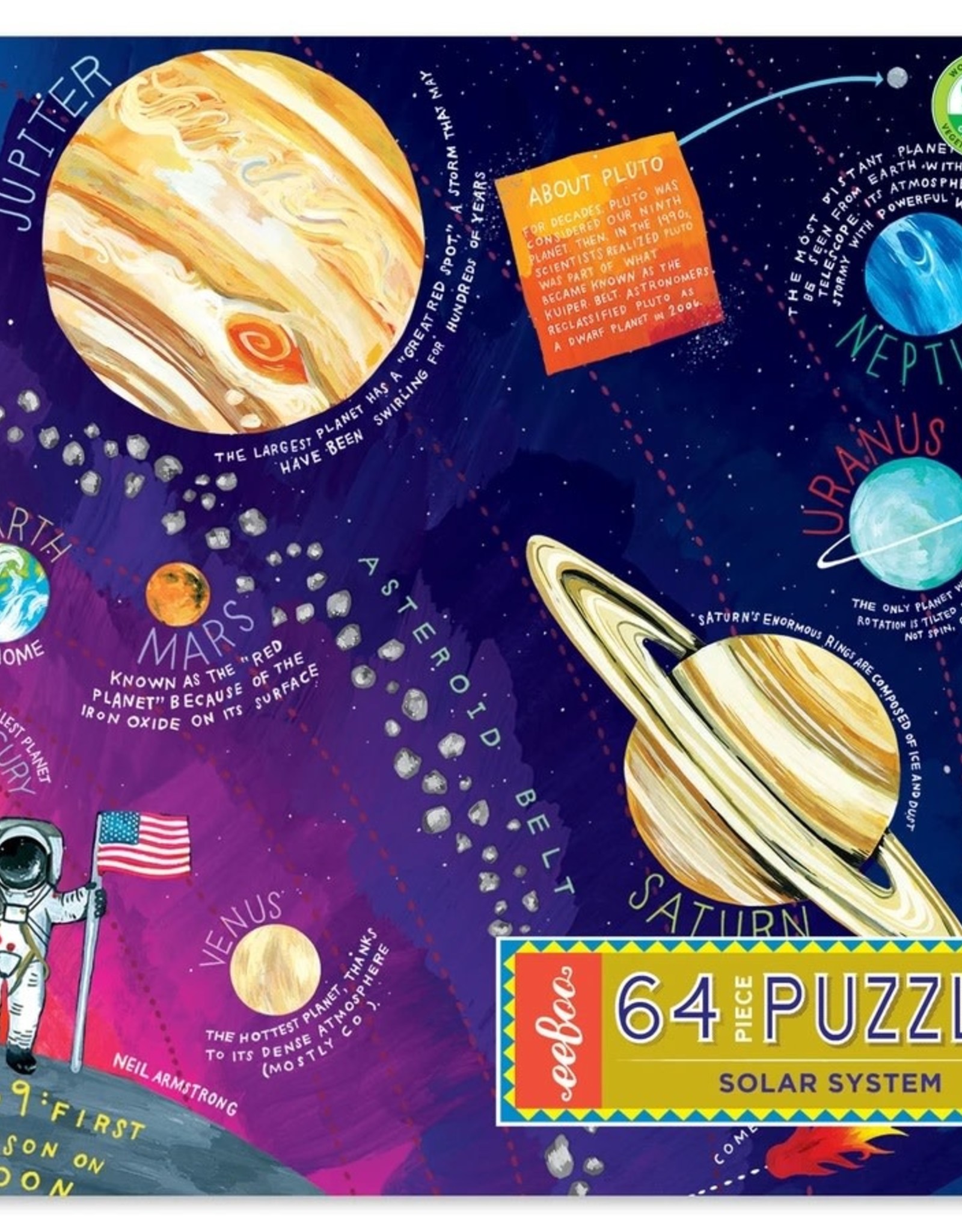 Eeboo Solar System 64 Piece Puzzle