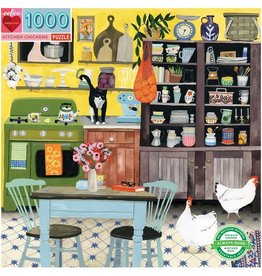 Eeboo Puzzle 1000pc: Kitchen Chickens