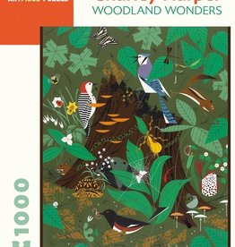 Pomegranate 1000 pc Charley Harper: Woodland Wonders Puzzle